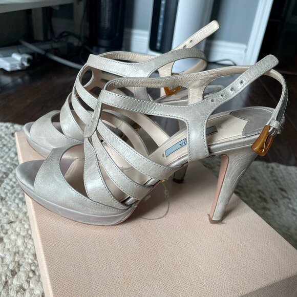 Prada Calzatura Donna Heeled Sandals - Picture 2 of 4
